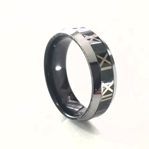 New black tungsten ring size 10‎ - Picture 1 of 5